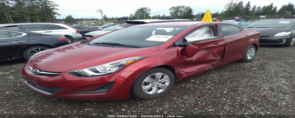 5NPDH4AE9GH673006 2016 HYUNDAI ELANTRA photo no. 2