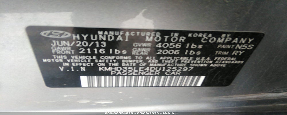 KMHD35LE4DU125297 2013 HYUNDAI ELANTRA GT photo no. 9