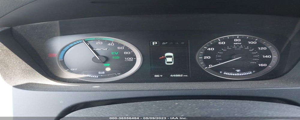 KMHE24L13GA013336 2016 HYUNDAI SONATA HYBRID photo no. 7