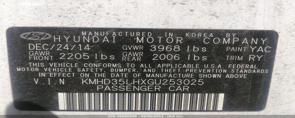 KMHD35LHXGU253025 2016 HYUNDAI ELANTRA GT photo no. 9