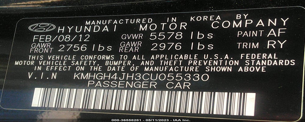 KMHGH4JH3CU055330 2012 HYUNDAI EQUUS photo no. 9