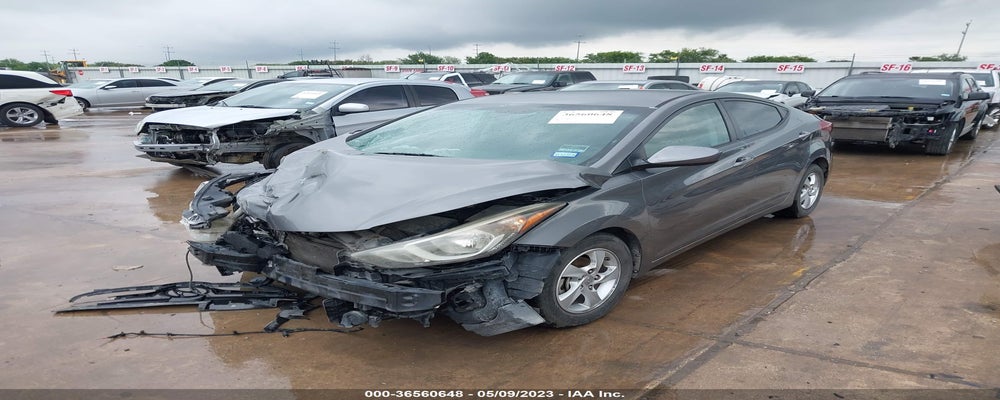 5NPDH4AEXEH462717 2014 HYUNDAI ELANTRA photo no. 2