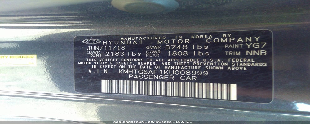 KMHTG6AF1KU008999 2019 HYUNDAI VELOSTER photo no. 9