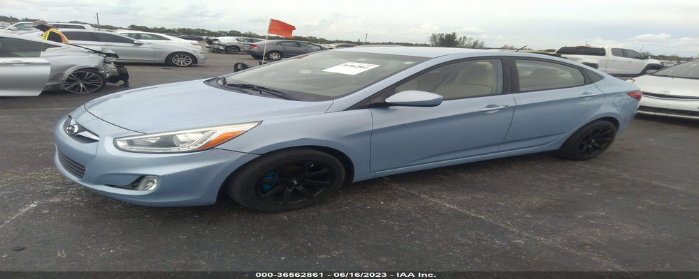 KMHCU4AE0EU736550 2014 HYUNDAI ACCENT photo no. 2