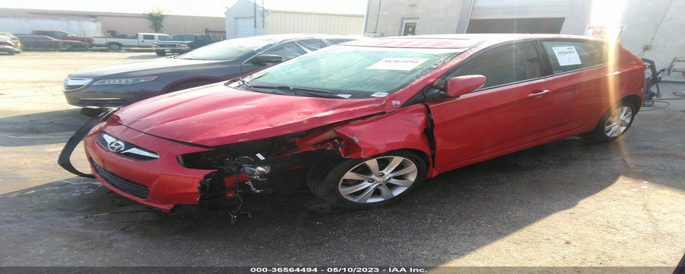 KMHCU5AE7EU160090 2014 HYUNDAI ACCENT photo no. 2