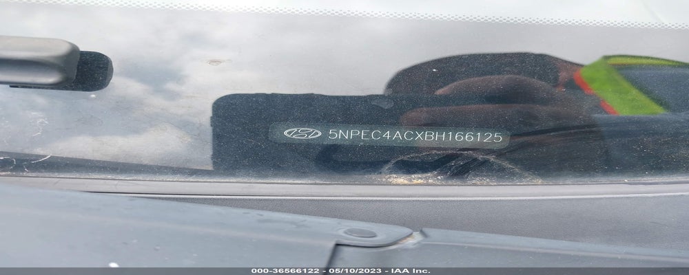 5NPEC4ACXBH166125 2011 HYUNDAI SONATA photo no. 9