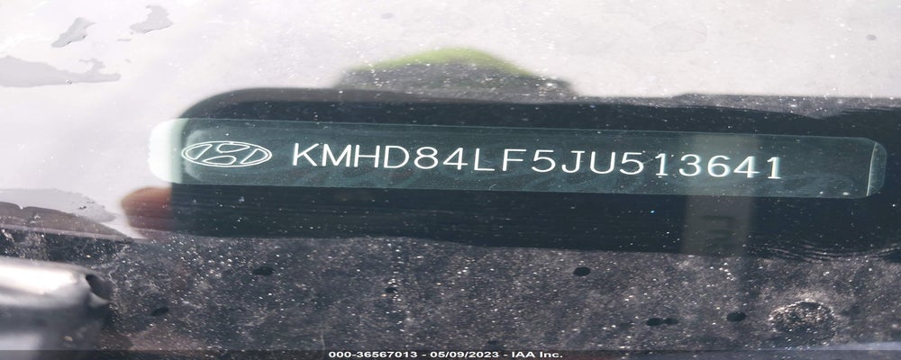 KMHD84LF5JU513641 2018 HYUNDAI ELANTRA photo no. 9