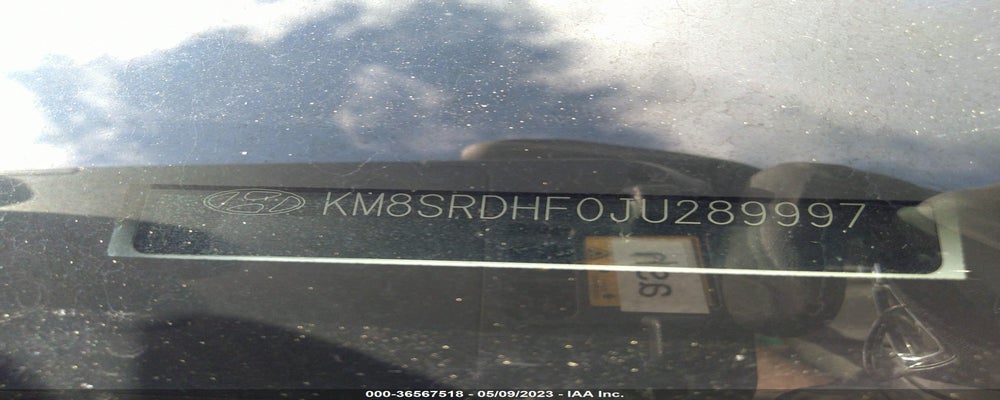 KM8SRDHF0JU289997 2018 HYUNDAI SANTA FE photo no. 9
