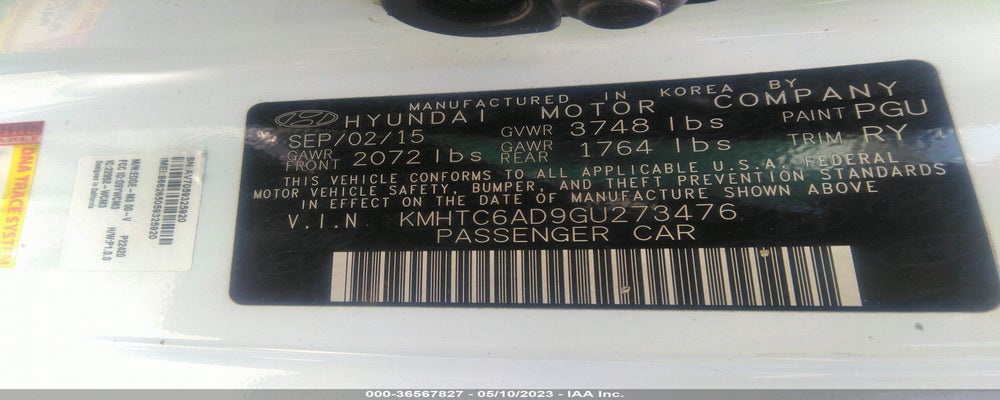 KMHTC6AD9GU273476 2016 HYUNDAI VELOSTER photo no. 9