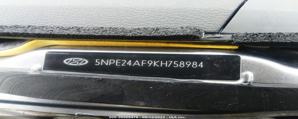 5NPE24AF9KH758984 2019 HYUNDAI SONATA photo no. 9