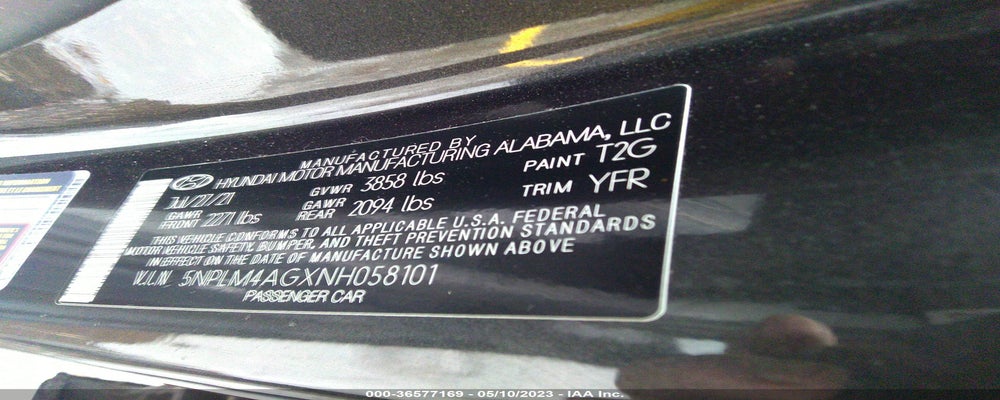 5NPLM4AGXNH058101 2022 HYUNDAI ELANTRA photo no. 9