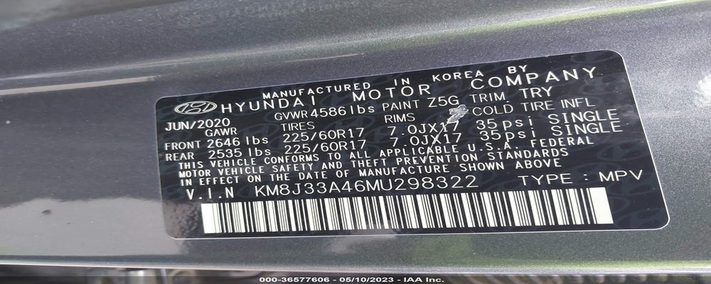 KM8J33A46MU298322 2021 HYUNDAI TUCSON photo no. 9