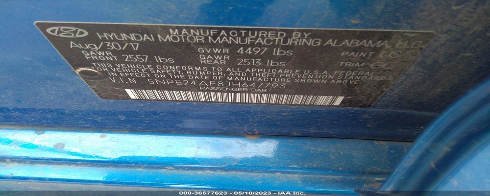 5NPE24AF8JH647793 2018 HYUNDAI SONATA photo no. 9