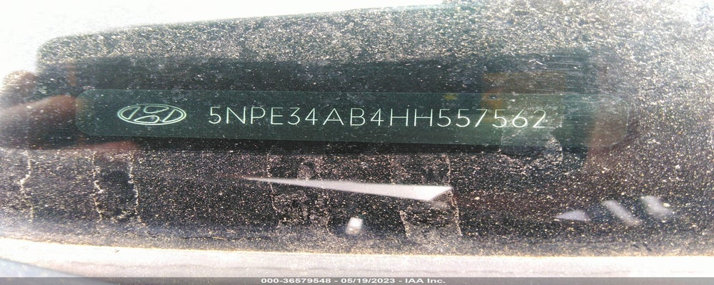 5NPE34AB4HH557562 2017 HYUNDAI SONATA photo no. 9