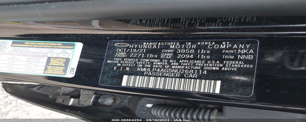 KMHLP4AG5NU268114 2022 HYUNDAI ELANTRA photo no. 9