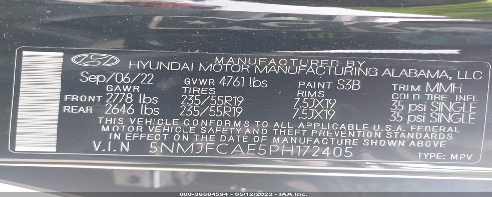 5NMJFCAE5PH172405 2023 HYUNDAI TUCSON photo no. 9