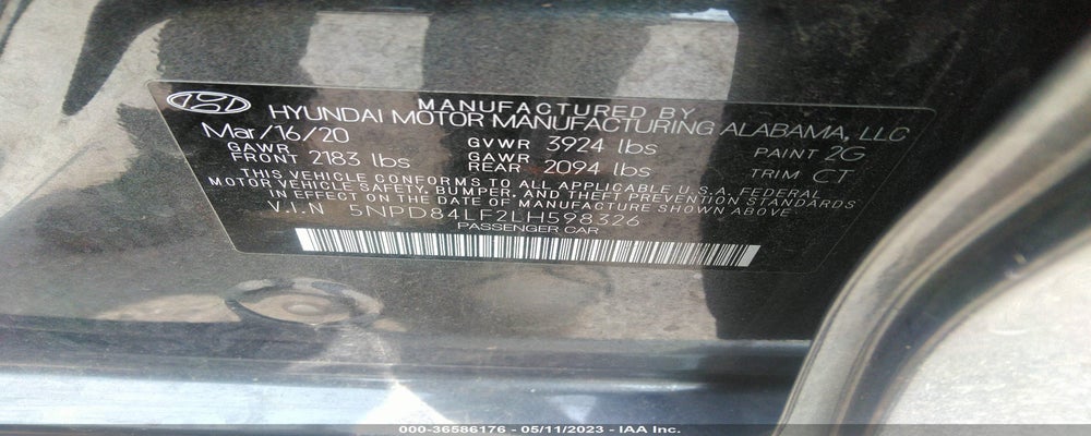 5NPD84LF2LH598326 2020 HYUNDAI ELANTRA photo no. 9