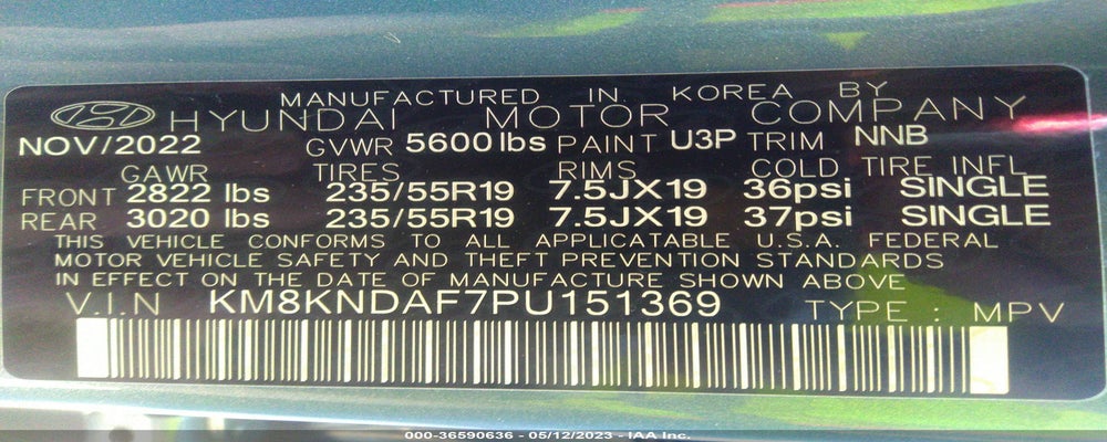 KM8KNDAF7PU151369 2023 HYUNDAI IONIQ 5 photo no. 9