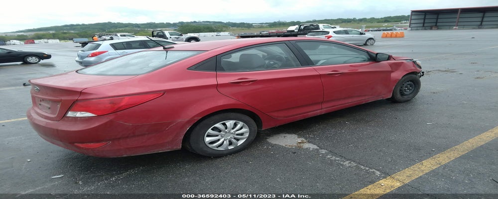 KMHCT4AEXFU864962 2015 HYUNDAI ACCENT photo no. 4