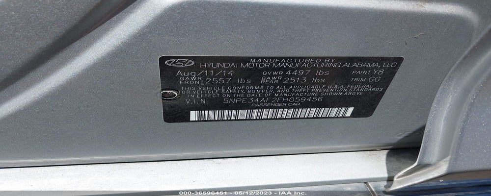 5NPE34AF2FH059456 2015 HYUNDAI SONATA photo no. 9