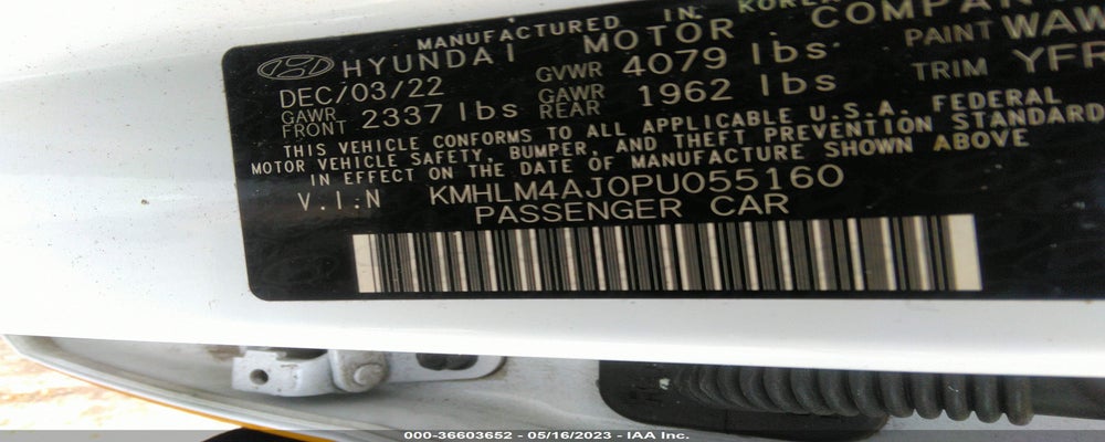 KMHLM4AJ0PU055160 2023 HYUNDAI ELANTRA photo no. 9