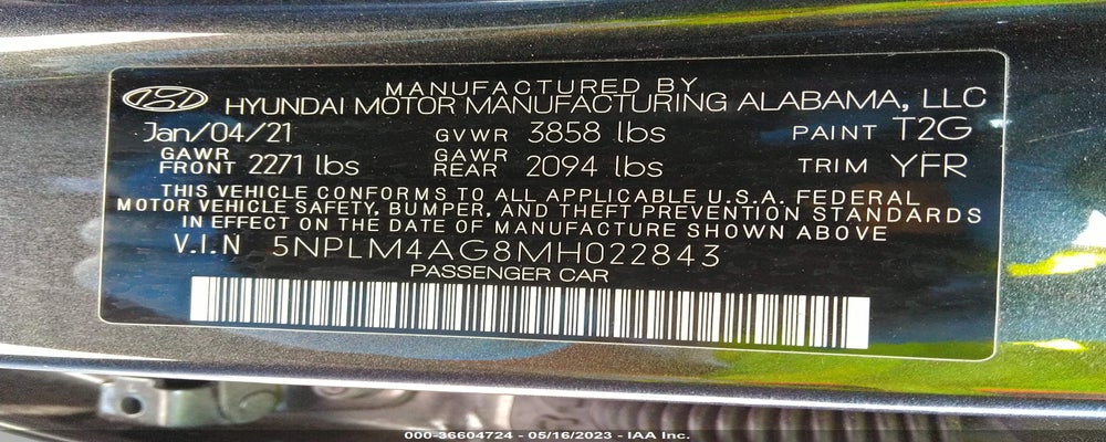5NPLM4AG8MH022843 2021 HYUNDAI ELANTRA photo no. 9