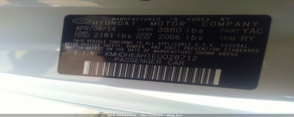 KMHDH6AH1EU028712 2014 HYUNDAI ELANTRA COUPE photo no. 9