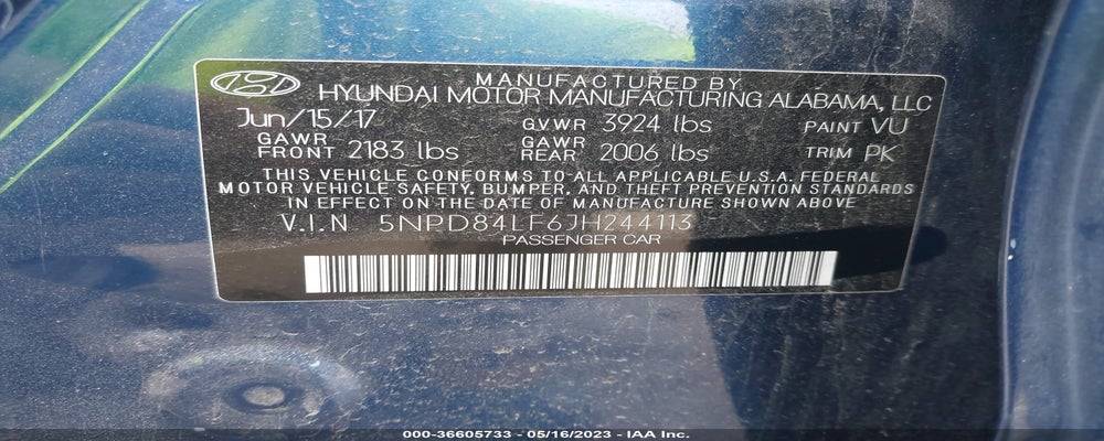 5NPD84LF6JH244113 2018 HYUNDAI ELANTRA photo no. 9