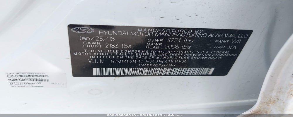 5NPD84LFXJH315958 2018 HYUNDAI ELANTRA photo no. 9