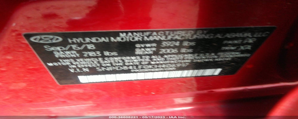 5NPD84LF0KH406917 2019 HYUNDAI ELANTRA photo no. 9
