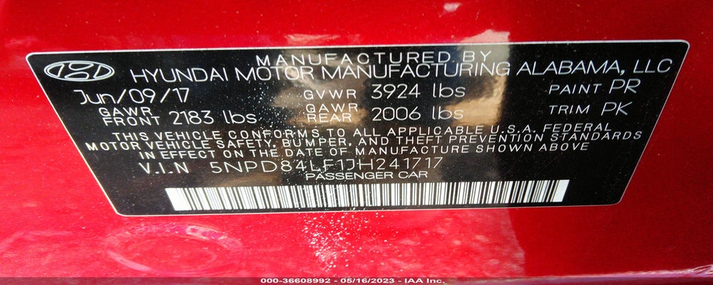 5NPD84LF1JH241717 2018 HYUNDAI ELANTRA photo no. 9