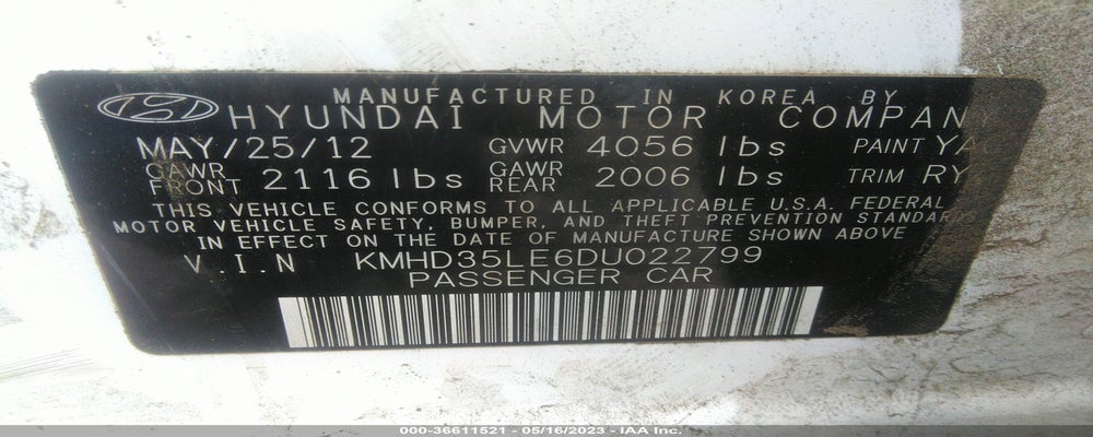 KMHD35LE6DU022799 2013 HYUNDAI ELANTRA GT photo no. 9