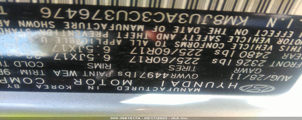 KM8JU3AC3CU376476 2012 HYUNDAI TUCSON photo no. 9