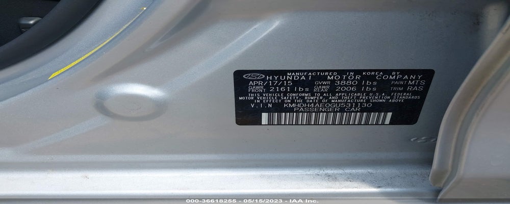 KMHDH4AE0GU531130 2016 HYUNDAI ELANTRA photo no. 9