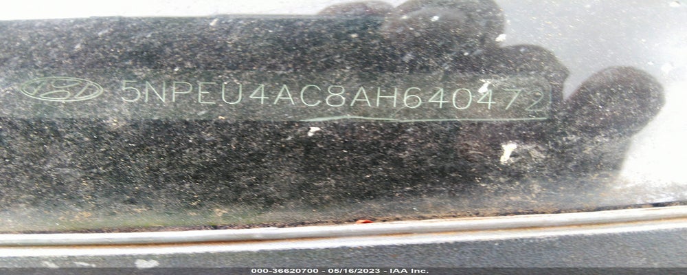 5NPEU4AC8AH640472 2010 HYUNDAI SONATA photo no. 9