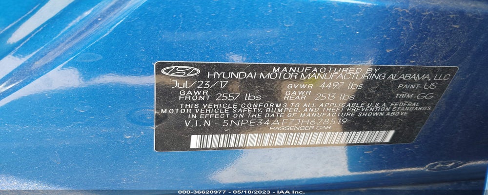 5NPE34AF7JH628519 2018 HYUNDAI SONATA photo no. 9