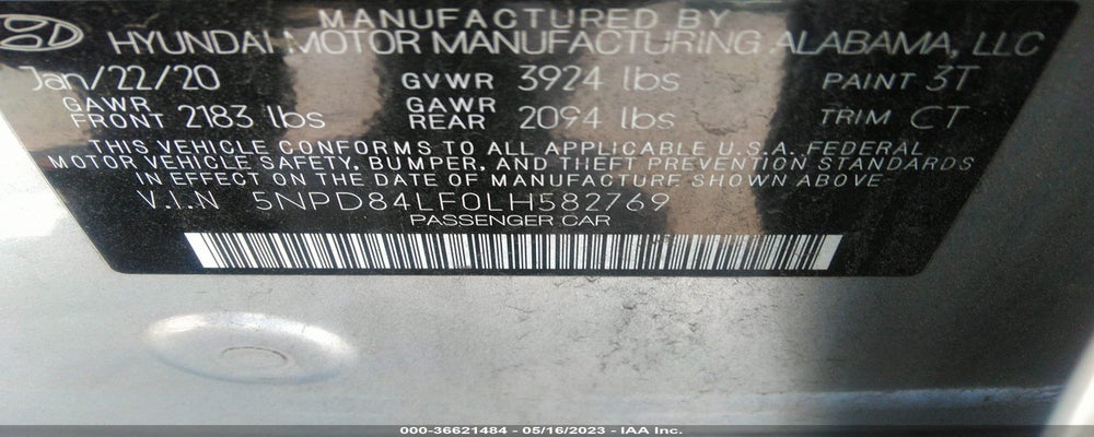 5NPD84LF0LH582769 2020 HYUNDAI ELANTRA photo no. 9
