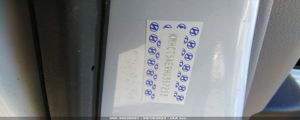 KMHCT5AE9HU357253 2017 HYUNDAI ACCENT photo no. 9