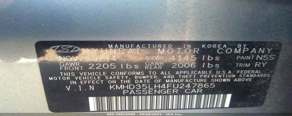 KMHD35LH4FU247865 2015 HYUNDAI ELANTRA GT photo no. 9