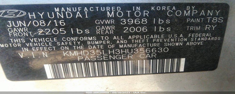 KMHD35LH3HU356630 2017 HYUNDAI ELANTRA GT photo no. 9