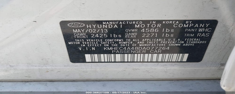 KMHEC4A48DA077264 2013 HYUNDAI SONATA HYBRID photo no. 9