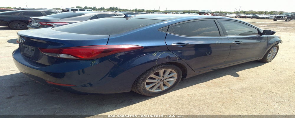 5NPDH4AE9GH750456 2016 HYUNDAI ELANTRA photo no. 4