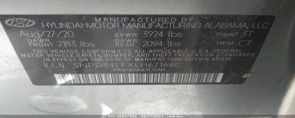 5NPD84LFXLH621660 2020 HYUNDAI ELANTRA photo no. 9