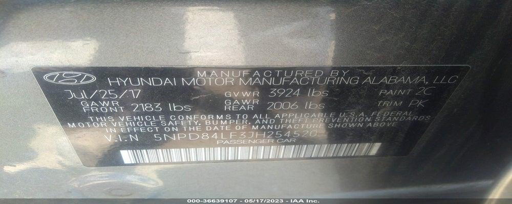 5NPD84LF3JH254520 2018 HYUNDAI ELANTRA photo no. 9