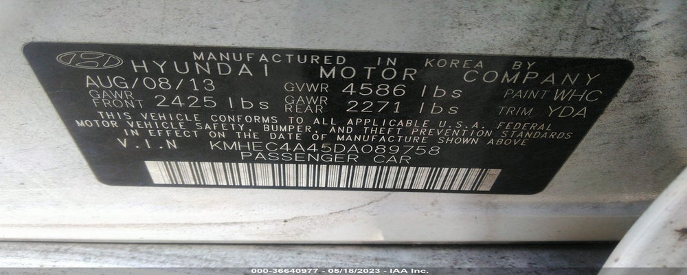 KMHEC4A45DA089758 2013 HYUNDAI SONATA HYBRID photo no. 9