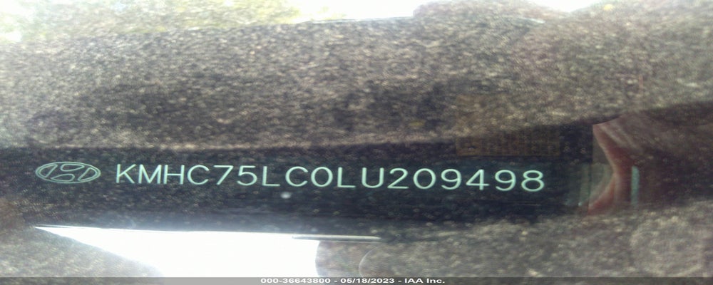 KMHC75LC0LU209498 2020 HYUNDAI IONIQ photo no. 9