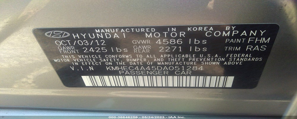 KMHEC4A45DA051284 2013 HYUNDAI SONATA HYBRID photo no. 9