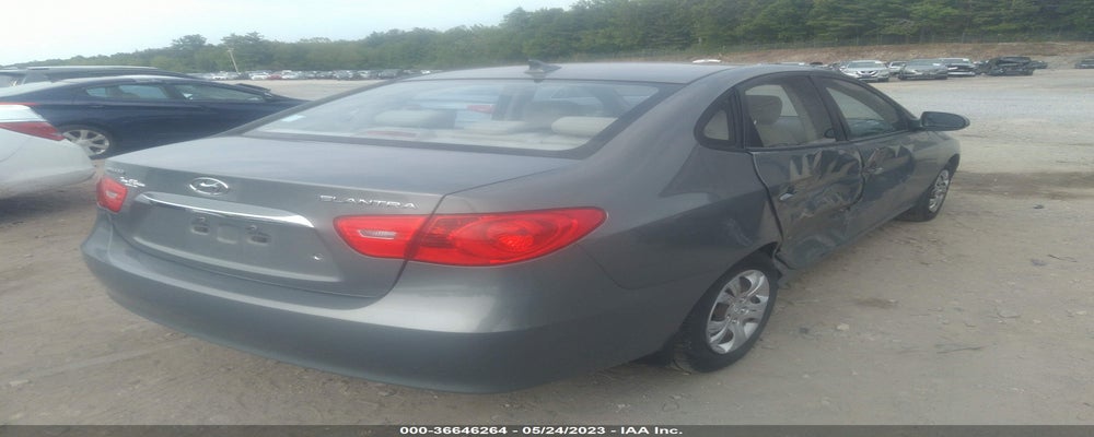 KMHDU4ADXAU861593 2010 HYUNDAI ELANTRA photo no. 4