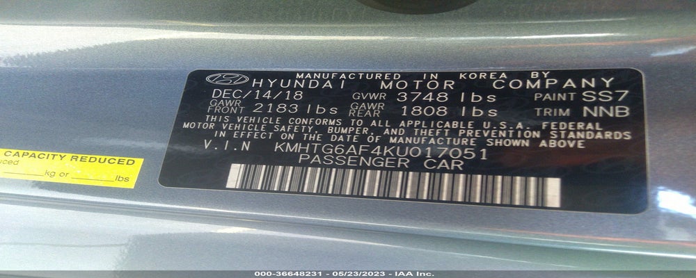 KMHTG6AF4KU017051 2019 HYUNDAI VELOSTER photo no. 9
