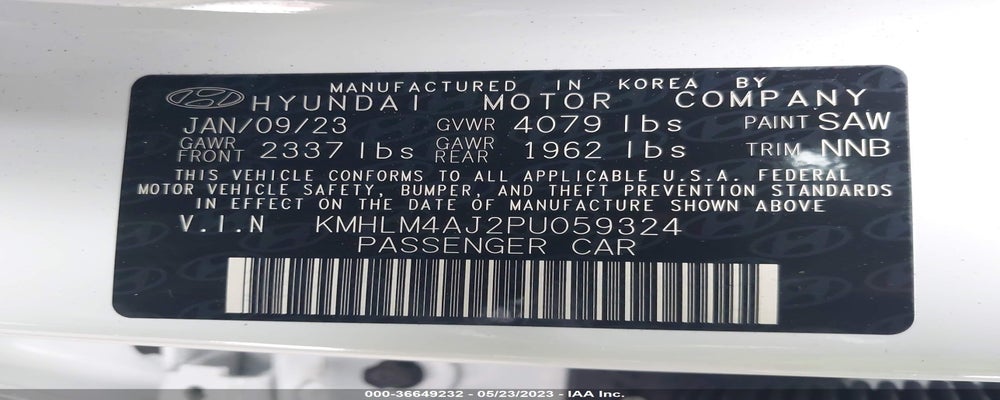 KMHLM4AJ2PU059324 2023 HYUNDAI ELANTRA photo no. 9